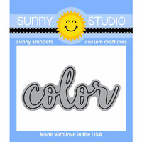 Sunny Studio Stamps - Sunny Snippets - Dies - Color Word