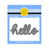 Sunny Studio Stamps - Sunny Snippets - Craft Dies - Hello Word