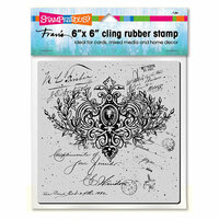 Stampendous - Cling Mounted Rubber Stamp - 6 x 6 - Ornate Scroll