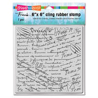 Stampendous - Cling Mounted Rubber Stamps - Verbi Script