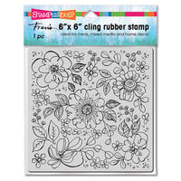 Stampendous - Cling Mounted Rubber Stamps - Pop Flowers