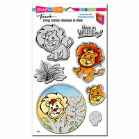 Stampendous - Die and Cling Mounted Rubber Stamps - Lion