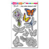 Stampendous - Cling Mounted Rubber Stamps and Dies - Daisy Collage
