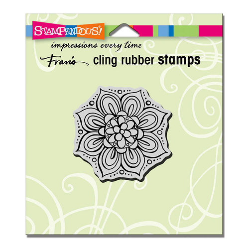 Stampendous - Cling Mounted Rubber Stamps - Mandala Bloom