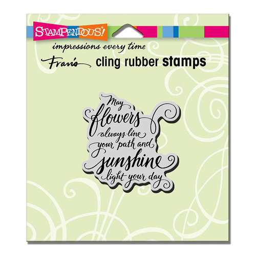 Stampendous - Cling Mounted Rubber Stamps - May Flowers