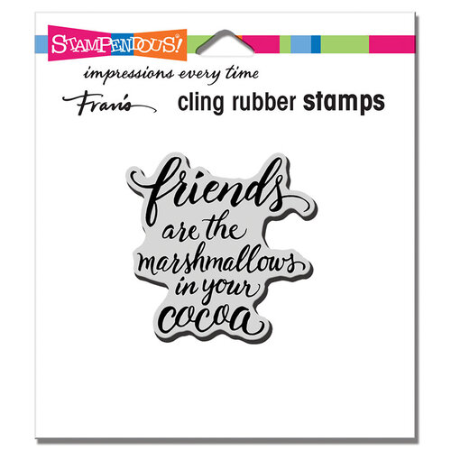 Stampendous - Cling Mounted Rubber Stamps - Marshmallow Friends