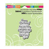 Stampendous - Cling Mounted Rubber Stamps - Delightful Birthday