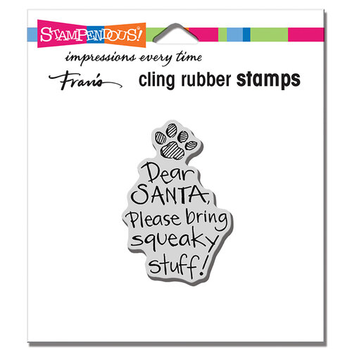 Stampendous - Christmas - Cling Mounted Rubber Stamps - Squeaky Stuff