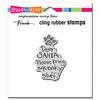 Stampendous - Christmas - Cling Mounted Rubber Stamps - Squeaky Stuff