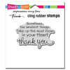 Stampendous - Cling Mounted Rubber Stamps - Smallest Things