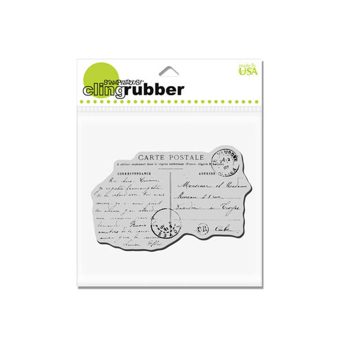 Stampendous - Cling Mounted Rubber Stamps - Carte Postale