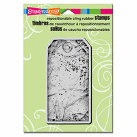 Stampendous - Cling Mounted Rubber Stamps - Large Tag