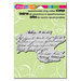 Stampendous - Cling Mounted Rubber Stamps - Script Lines