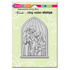 Stampendous - Christmas - Cling Mounted Rubber Stamps - Holy Nativity