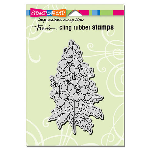 Stampendous - Cling Mounted Rubber Stamps - Delphinium