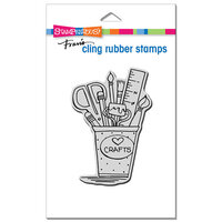 Stampendous - Cling Mounted Rubber Stamps - Craft Cup