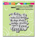 Stampendous - Cling Mounted Rubber Stamps - Baby Makes