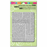 Stampendous - Cling Mounted Rubber Stamps - Dream Text