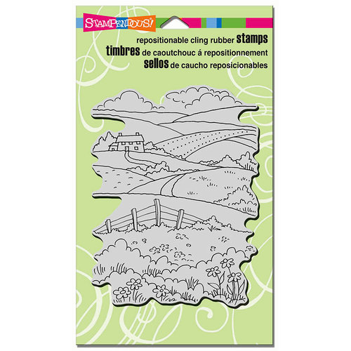 Stampendous - Cling Mounted Rubber Stamps - Rolling Hills