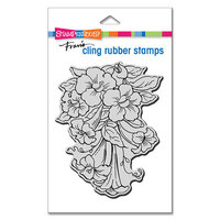 Stampendous - Cling Mounted Rubber Stamps - Trumpet Vine