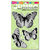 Stampendous - Cling Mounted Rubber Stamps - Jumbo - Butterfly Trio