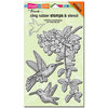 Stampendous - Cling Mounted Rubber Stamps - Hummingbirds