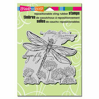 Stampendous - Cling Mounted Rubber Stamps - Dragonfly Wings