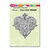Stampendous - Cling Mounted Rubber Stamps - Heart Vines