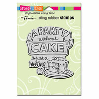Stampendous - Cling Mounted Rubber Stamps - Without Cake