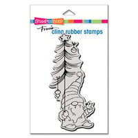 Stampendous - Cling Mounted Rubber Stamps - Mini Slimline - Christmas Gnome