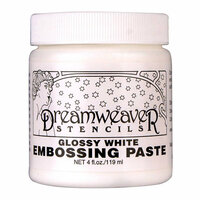 Stampendous - Dreamweaver Stencils - Embossing Paste - Glossy White