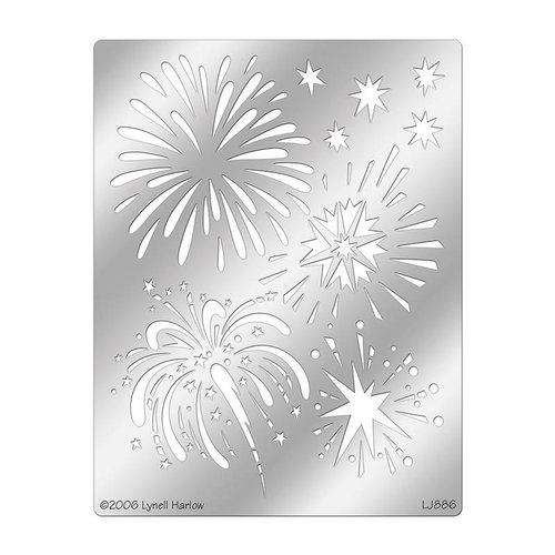 Stampendous - Metal Stencil - Fireworks