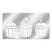 Stampendous - Metal Stencil - Cupcakes