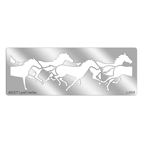 Stampendous - Metal Stencil - Horses