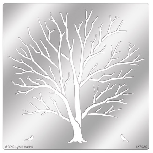 Stampendous - Metal Stencil - Leafless Tree