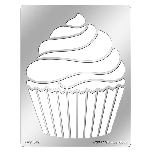 Stampendous - Metal Stencil - Creamy Cupcake