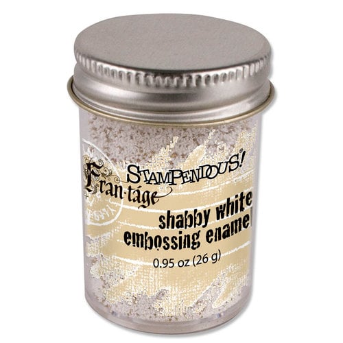 Stampendous - Frantage - Embossing Enamels - Shabby White