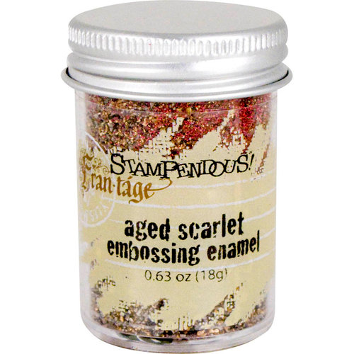 Stampendous - Frantage - Embossing Enamels - Aged Scarlet