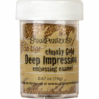 Stampendous - Deep Impressions - Chunky Embossing Enamels - Gold