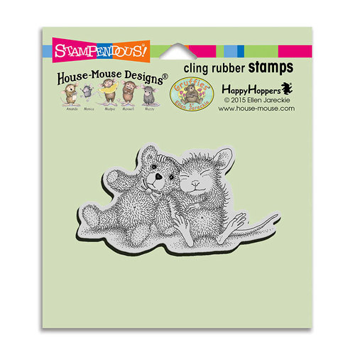 Stampendous - House Mouse Designs - Cling Mounted Rubber Stamps - Teddy Friend