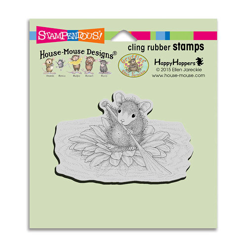 Stampendous - House Mouse Designs - Cling Mounted Rubber Stamps - Petal Paddler