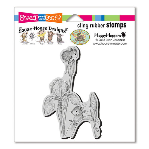 Stampendous - House Mouse Designs - Cling Mounted Rubber Stamps - Iris Play