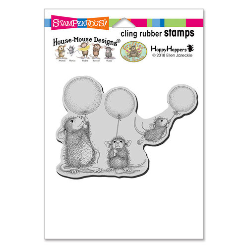 Stampendous: House Mouse Balloon Fun Cling Stamp