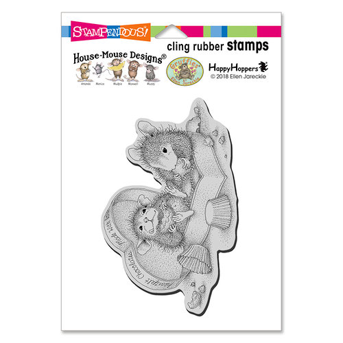 Stampendous - House Mouse Designs - Cling Mounted Rubber Stamps - Heartfelt Chocolates