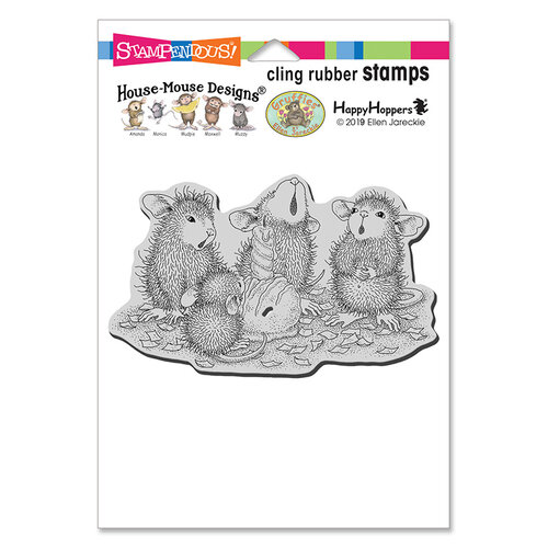 Stampendous - House Mouse Designs - Cling Mounted Rubber Stamps - Bon Bon Birthday