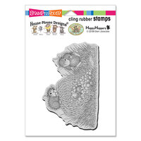 Stampendous - House Mouse Designs - Cling Mounted Rubber Stamps - Berry Basket
