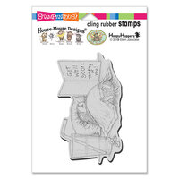 Stampendous - House Mouse Designs - Cling Mounted Rubber Stamps - Get Well Soon