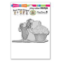Stampendous - House Mouse Designs - Cling Mounted Rubber Stamps - Birthday Cupcake