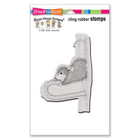 Stampendous - House-Mouse Designs - Cling Mounted Rubber Stamps - Candy Cane Taste