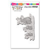 Stampendous - Christmas - House Mouse Designs - Cling Mounted Rubber Stamps - Reindeer Mice